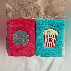 2-pieces Brandnew Furry Notebooks